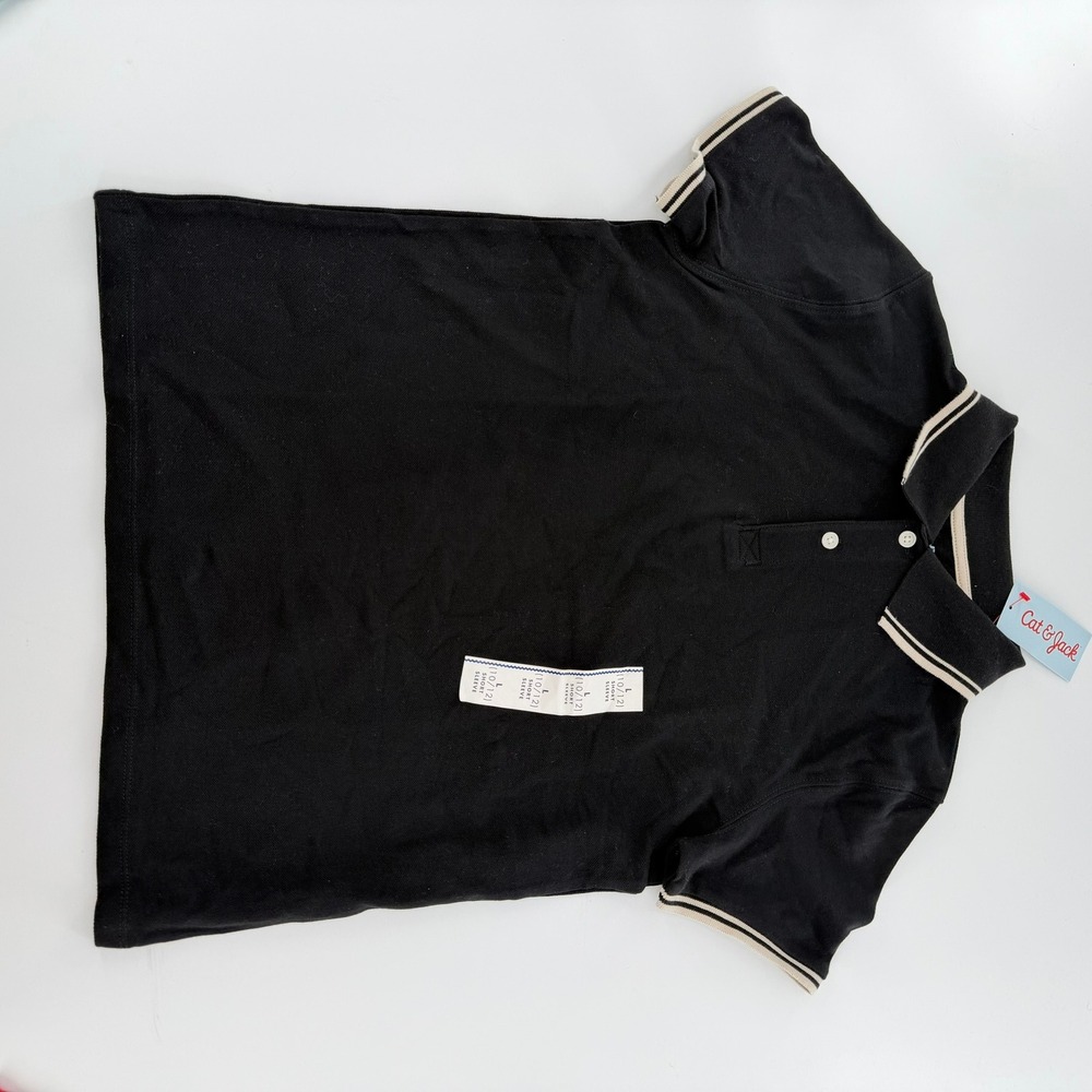 Cat & Jack Boys Shirt Bundle Polo Tank T-Shirt Graphic Size L 10/12 Multicolor - Picture 3 of 13